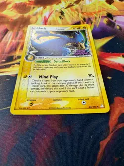 Golduck 43/110 LP-DMG Reverse Holo *STAMPED* Holon Phantoms 2006 Pokemon TCG - Image 2