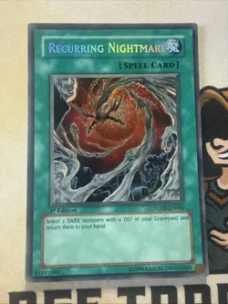 Recurring Nightmare - FOTB-EN066 - Secret Rare - 1st Edition - Yugioh NM/VLP - Image 2