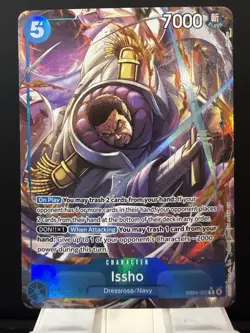 One Piece The Azure Sea’s Seven Issho EB04-022 Alternate Alt Art NM - Image 1