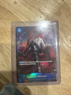 One Piece 2022 Romance Dawn Dracule Mihawk OP01-070 Alt Art Pre-Eratta Near Mint - Image 1