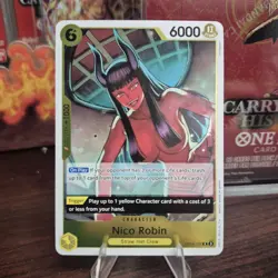 Nico Robin OP09-107 R - One Piece TCG Foil Emperors in the New World Near Mint - Image 1