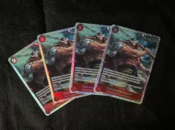 Edward Newgate OP02-004 SR X4 Playset | Paramount War | One Piece CCG - Image 1