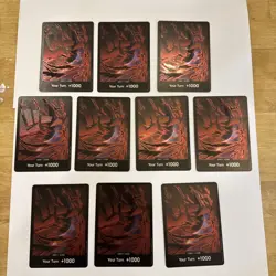 One Piece TCG Don!! Gol.D.Rogers Tin Vol 1 NM Set Of 10 - Image 1