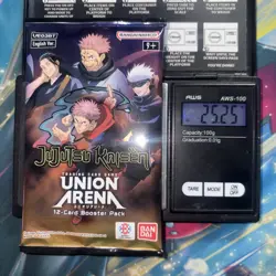 Heavy 25.25g Union Arena Sealed Jujutsu kaisen Booster Pack - Image 1