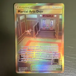 Pokemon Martial Arts Dojo Trainer Stadium Full Art Holo Card - Image 2