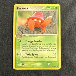 Parasect 43/112 EX FireRed & LeafGreen Uncommon 2004 Pokemon TCG Card English - Image 1