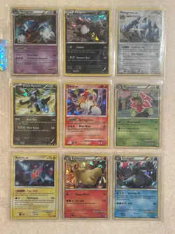 Pokemon Card Lot 9 Vintage Cracked Ice Holos 🔥LP - HP 2007-2014 DP, BW, XY era - Image 1
