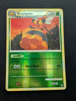 M/NM Pokemon Vespiquen Reverse Holo Card 23/90 Undaunted - Image 1