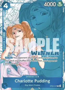Charlotte Pudding OP06-047 Tournament Winner Prize Promo One Piece Card English - Image 1