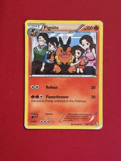 Pokemon TCG Pignite 26/113 Legendary Treasures Regular Card MP - Image 1