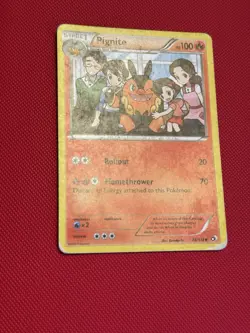 Pokemon TCG Pignite 26/113 Legendary Treasures Regular Card MP - Image 2