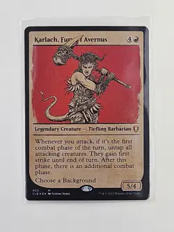 Karlach, Fury of Avernus (Showcase) Commander Legends: Baldur's Gate Foil - Image 1