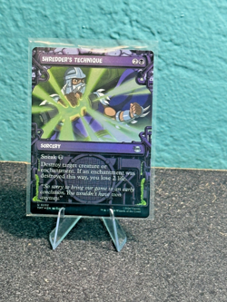 Shredder's Technique Borderless FOIL - TMNT Ninja Turtles - MTG - Image 1