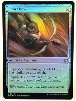 Short Bow NM/M* FOIL Bloomburrow ENGLISH 0248 mtg -UnltdCards - Image 1