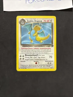 Pokemon Card Dark Dragonite 22/82-Team Rocket-Tedesco-No Holo-exc! - Image 3