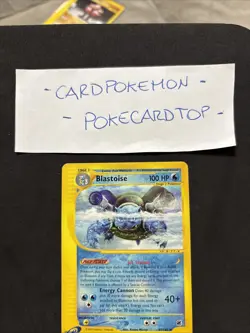 Pokemon Card Blastoise 37/165-Expedition -Eng-No Holo-nm/mint! - Image 2
