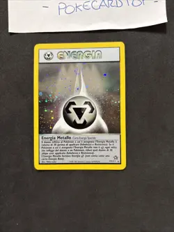 Pokemon Card Energia Metallo 19/111-ITA-Neo Genesis-Swirl-Holo-Exc/nm! - Image 3