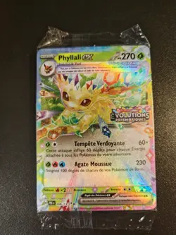 Carte Pokemon PHYLLALI Ex Promo scellee 006/131 Stamp Evolutions Prismatique - Image 1