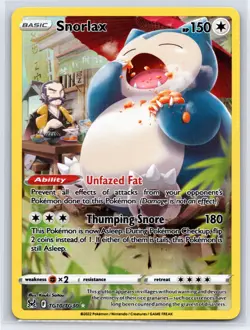 Snorlax TG10/TG30 - Pokemon Lost Origin Trainer Gallery - Ultra Rare - NM - Image 1