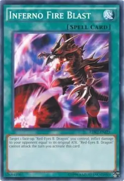 YUGIOH - Inferno Fire Blast - LDK2-ENJ23 - Unlimited Ed - Common -NM/M - Image 1
