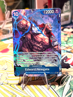 One Piece TCG Edward Newgate OP08-030 Super Rare Parallel ALT ART Two Legends SR - Image 1