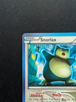 M/NM Pokemon Snorlax Regular Card 101/135 Team Plasma Storm - Image 2
