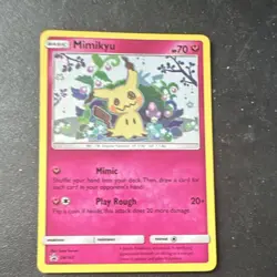 Pokemon Mimikyu SM Promos SM163 Promo Basic 70 HP Holo Card English - Image 1