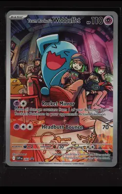 SV: Scarlet & Violet Promo Cards #203 Team Rocket's Wobbuffet Holo - Image 1