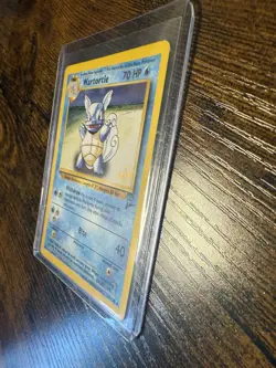 63/130 Wartortle Pokemon TCG Base Set 2 Wizards Stamp Trading Card Promo - Image 4