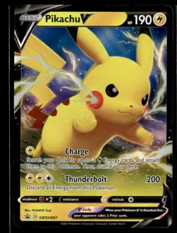 SWSH: Sword & Shield Promo Cards #SWSH061 Pikachu V - Image 1