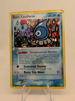 Pokemon Card - Rain Castform Hidden Legends 23/101 Rare Reverse Holo - Image 3