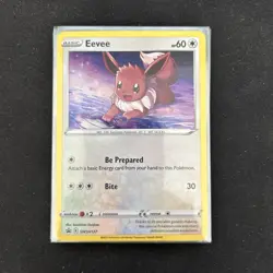 Eevee SWSH127 - Black Star Promo 2021 Holo Foil Pokemon Card - NM - Image 1