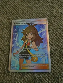 Pokemon Green's Exploration Full Art Ultra Rare Trainer Card Unbroken Bonds - Image 1