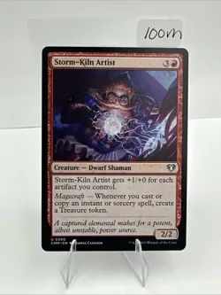 MTG 1x Storm-Kiln Artist # 260 Commander Masters Magic the Gathering Card x1 NM - Image 3