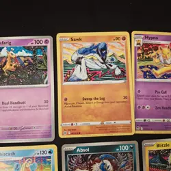 Pokemon Shinji Kanda Illustration Set 9 Cards No Doubles No Holos Mint TCG - Image 3