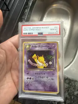 Pokemon Card Japanese Holo Dark Hypno No. 097 PSA 10 GEM MINT Team Rocket - Image 1