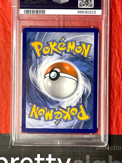 2021 POKEMON SWORD & SHIELD FUSION STRIKE #114 FULL ART MEW VMAX PSA 9 - Image 4
