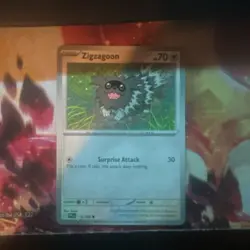 Pokemon Zigzagoon 70 HP 30 Attack Card 17/094 Nintendo Basic English TCG - Image 1