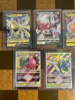 2022/23 Pokemon 7 Card Lot Of V/VSTAR Serperior Rotom Unown & More🔥🔥🔥 - Image 2