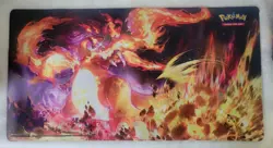 Pokemon Charizard Trading Card Game Play Mat TCG 22.25"x11.75" Neoprene NICE! - Image 1