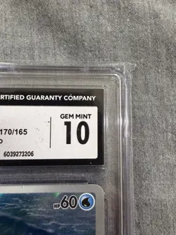 Pokemon Squirtle Illustration Rare 170/165 Scarlet & Violet 151 Holo CGC 10 - Image 3