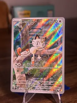 Meowth 106/094 Pokemon TCG Phantasmal Flames Illustration Rare NM - Image 1