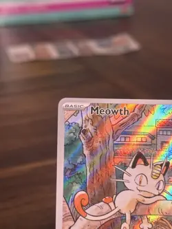 Meowth 106/094 Pokemon TCG Phantasmal Flames Illustration Rare NM - Image 2