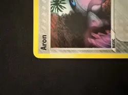 Pokemon TCG Aron 44/100 Stamped Holo EX Crystal Guardians - MINT CONDITION - Image 3