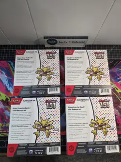 4X Alakazam Ex Collection Boxes Scarlet & Violet 151 Pokemon 2023 Sealed - Image 4