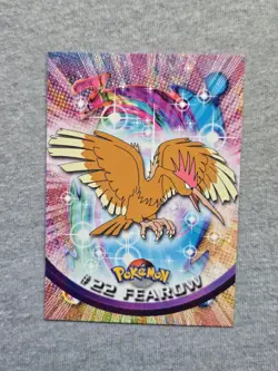Fearow #22 1999 Topps Pokemon TV Animation Edition Series 1 Blue Logo - Image 1