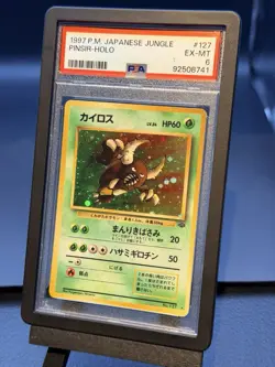 Pinsir Japanese Pokemon Jungle Holo PSA 6 - Image 2