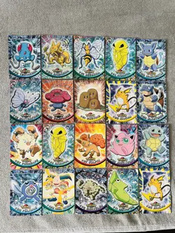 Bundle of 20x TOPPS TV Animation 1999 Series 1 Pokemon - Image 1