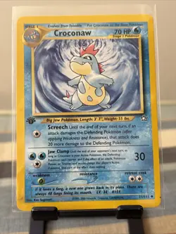 Croconaw 31/111 Pokemon Neo Genesis 1st Edition - Image 1