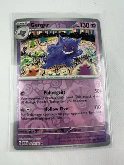 2023 Pokemon SV 151 Gengar Reverse Holo #094/165 - Image 1